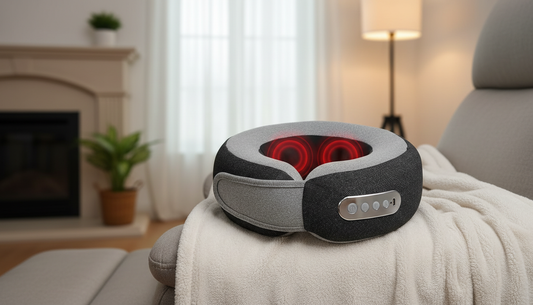 2in1 Neck Pillow & Massager for home/office/travel